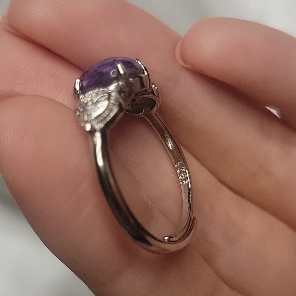 Charoite ring - Picture 3 of 3